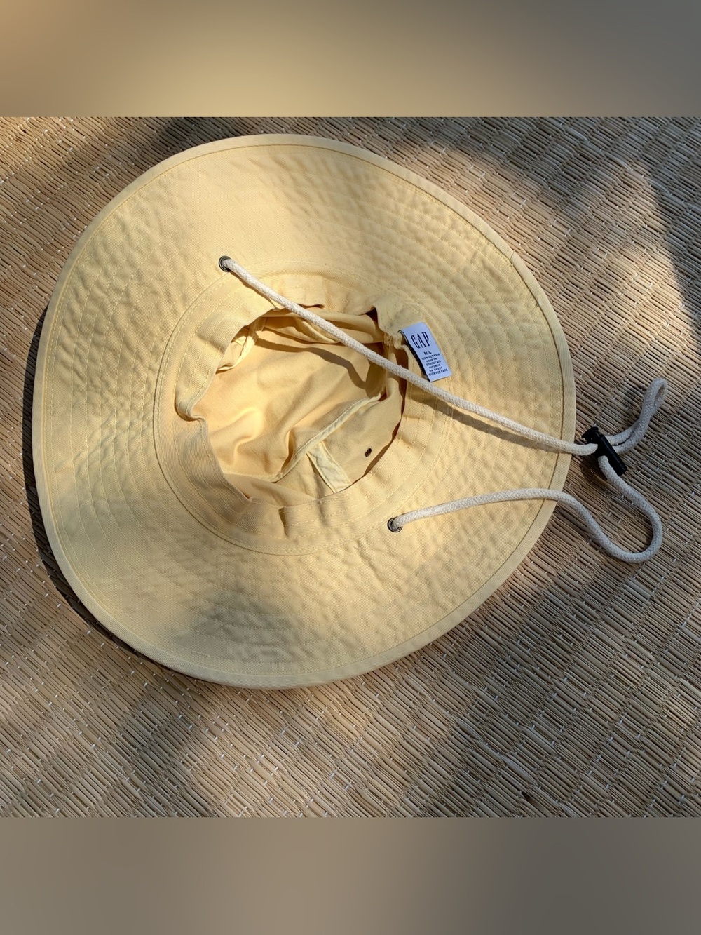 Cotton Gap Spring Summer Brim Hat in Light Yellow - Picture 4 of 5